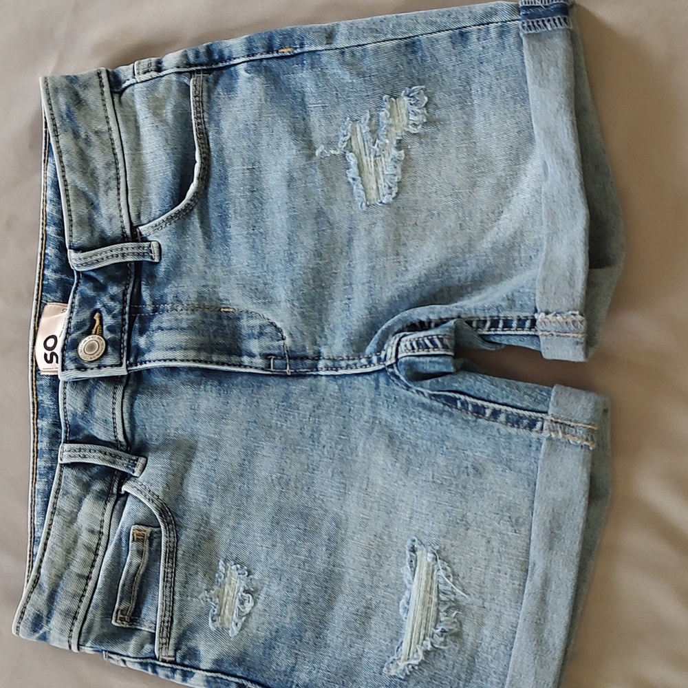 NWOT-Girls Denim Shorts-Size 10